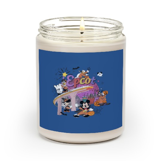 Disney Epcot Halloween  Scented Candles, Mickey and Friends