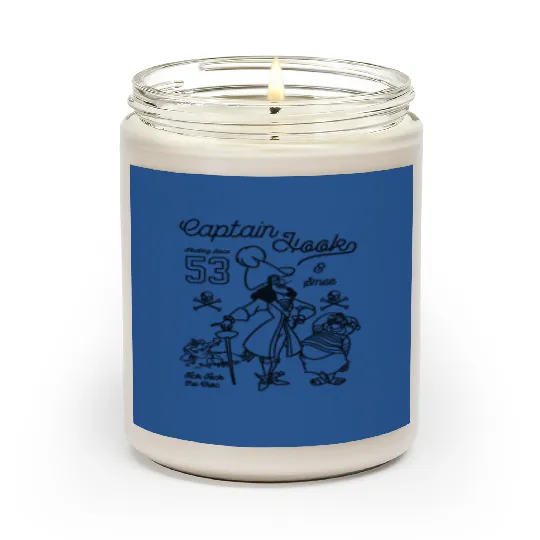 Disney Peter Pan Captain Hook And Mr. Smee Scented Candles
