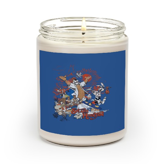 Disney Mickey & Friend Brer Rabbit Bear Fox Splash Mountain Retro Scented Candles, Magic Kingdom Scented Candles