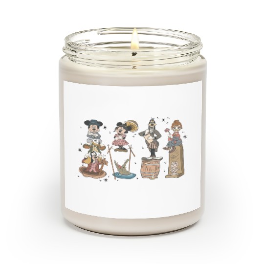 Haunted Mansion  Scented Candles, Mickey and Friends Scented Candles, Retro Disney Halloween Scented Candles