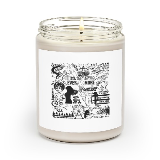Evermore Eras Tour Track List Scented Candles