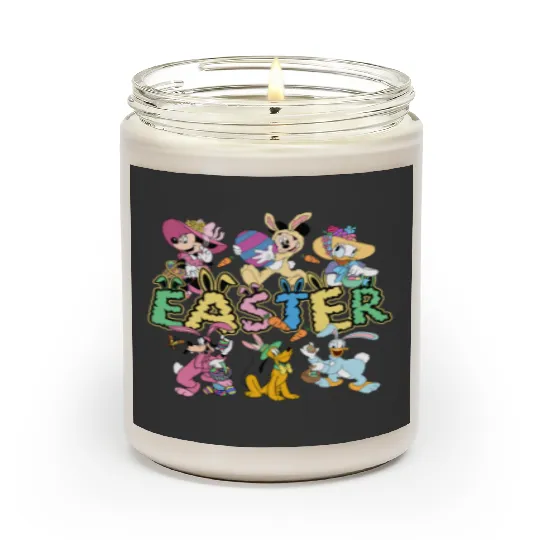 Mickey & Friends Scented Candles,Retro Disney Easter Scented Candles