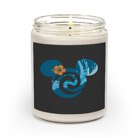 Moana Scented Candles, Disneyworld Scented Candles, Disney Princess Scented Candles, Moana Mickey Ears Scented Candles