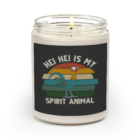 Hei Hei Is My Spirit Animal Scented Candles Vintage Retro Disney Moana Scented Candles