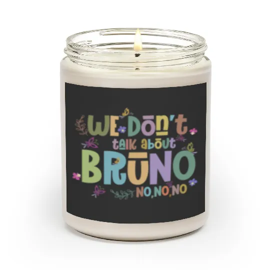 Disney Encanto Scented Candles, We Don't Talk About Bruno Scented Candles, Encanto Bruno Scented Candles