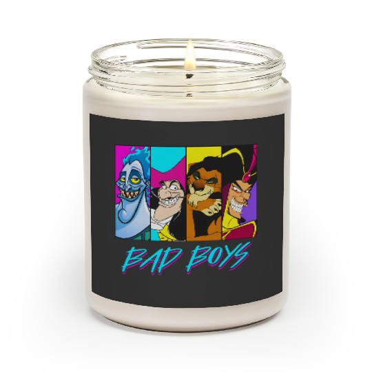 Retro Disney Villains Bad Boy Scented Candles Hades Captain Hook Scar Jafar Scented Candles