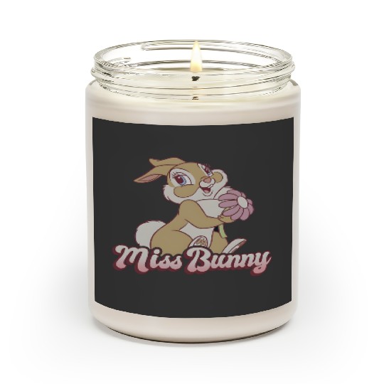 Disney Bambi Miss Bunny Floral Portrait Scented Candles, Flower And Thumper Scented Candles