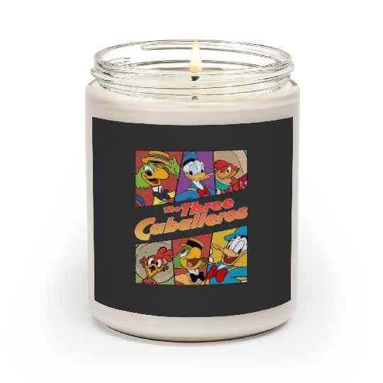 Disney The Three Caballeros All Characters Retro Scented Candles, Animal Kingdom