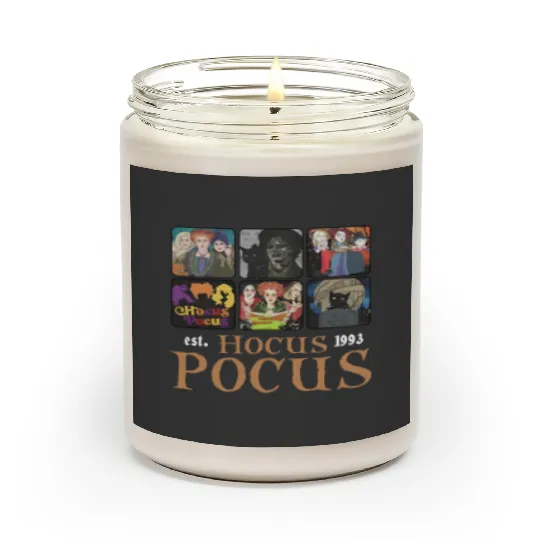 Disney Hocus Pocus Est 1993 Scented Candles, Vintage Sanderson Sisters Scented Candles, Halloween Witches Scented Candles, Halloween Party Scented Candles, Spooky Vibes