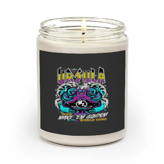 Disney Villains The Little Mermaid Ursula World Tour Band Retro Scented Candles