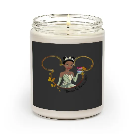 Tiana Disney Scented Candles, Tiana And Co Scented Candles, Tiana Princess Scented Candles, Cute Tiana Scented Candles.