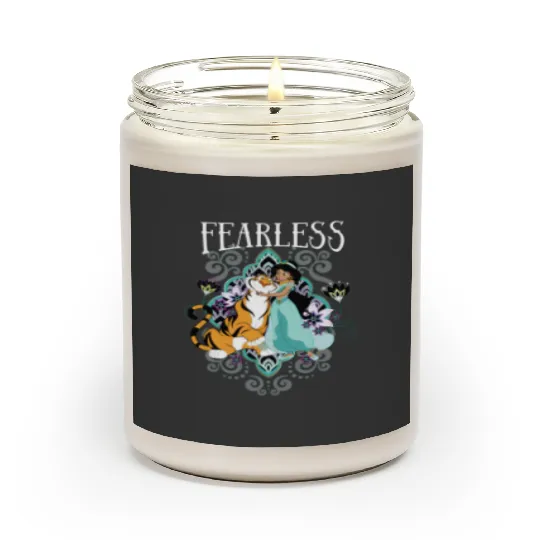 Princess Jasmine Alladin Scented Candles, Disney Character Scented Candles