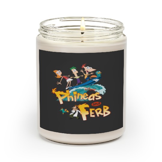 Disney Phineas And Ferb Funny Cartoon Scented Candles, Disney Perry Scented Candles