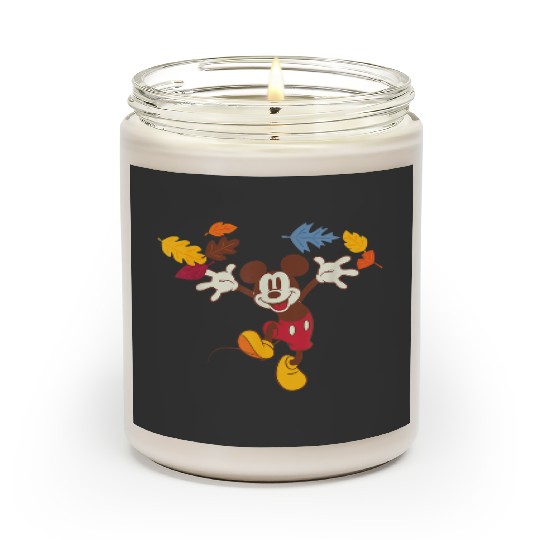 Disney Mickey Mouse Thanksgiving Autumn Fun Scented Candles