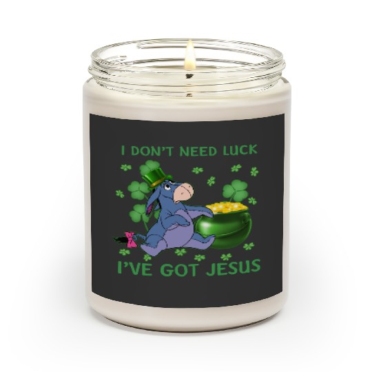 Disney Eeyore Scented Candles,Eeyore St Patrick's Day Youre My Lucky Charm Scented Candles