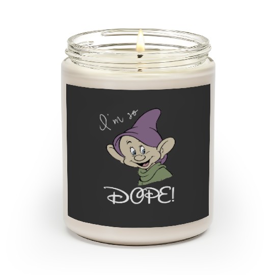 I'm So Dope Scented Candles - Dopey Scented Candles - Seven Dwarfs Scented Candles - Snow White - Disney Scented Candles