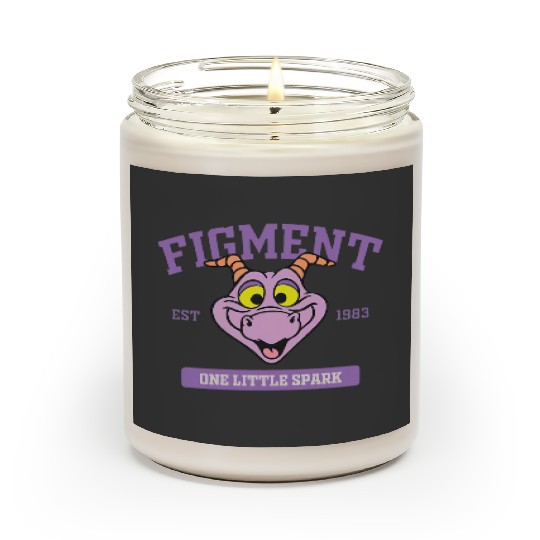 Disney Figment Scented Candles, Epcot Figment Scented Candles, Figment Est 1983 Scented Candles