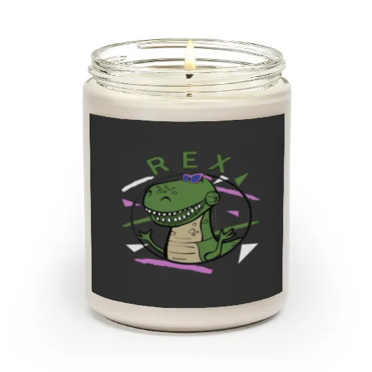 Disney T-Rex 90's Portrait Scented Candles, Disney Toy Story Rex Portrait Scented Candles