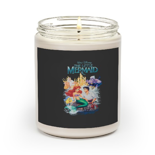 Vintage Disney The Little Mermaid Scented Candles, Disney Retro