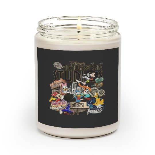 Vintage Disney Hollywood Studios 2023 Scented Candles, Mickey and Friends Scented Candles, Disney Family Vacation 2023 Scented Candles