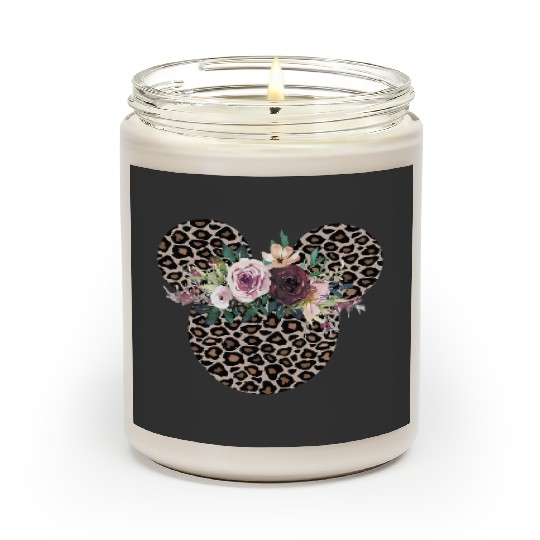 Discover Disney Floral Scented Candles, Disney Ears Scented Candles