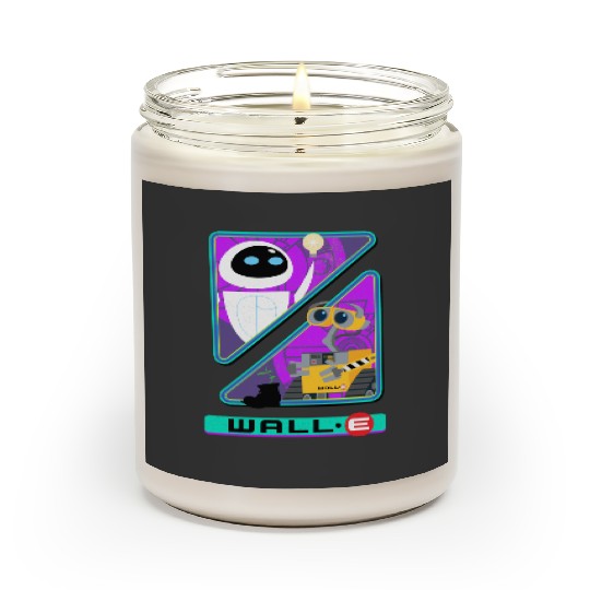 Retro Disney Pixar Wall-E Triangles And Eve Graphic Scented Candles