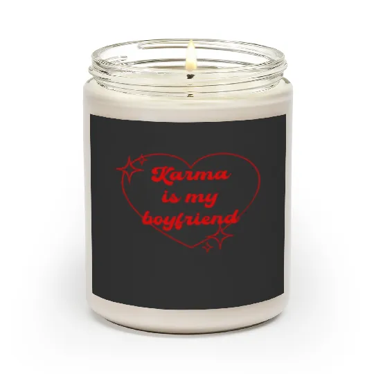 Discover Karma is my Boyfriend Scented Candles, Taylor Taylor version Merch Scented Candles
