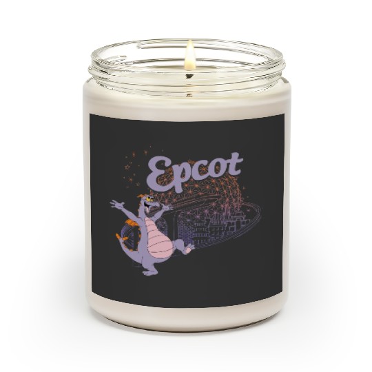 Epcot Figment Scented Candles, Disney Figment Scented Candles, Figment Est 1983 Scented Candles