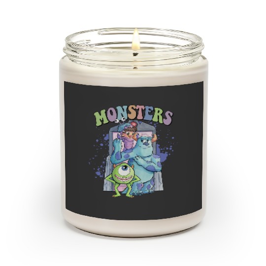 Colors Disney Monsters Inc Scented Candles, Retro Monsters Inc Scented Candles