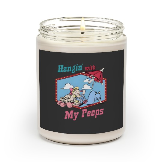 Disney Bo Peep With Blue Sky White Clouds Hangin With My Peeps Scented Candles, Toy Story Scented Candles
