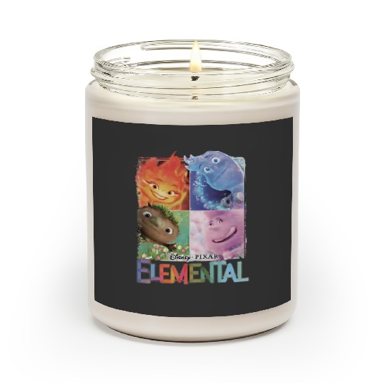 Elemental 2023 Disney Scented Candles, Disney Pixar Elemental Scented Candles