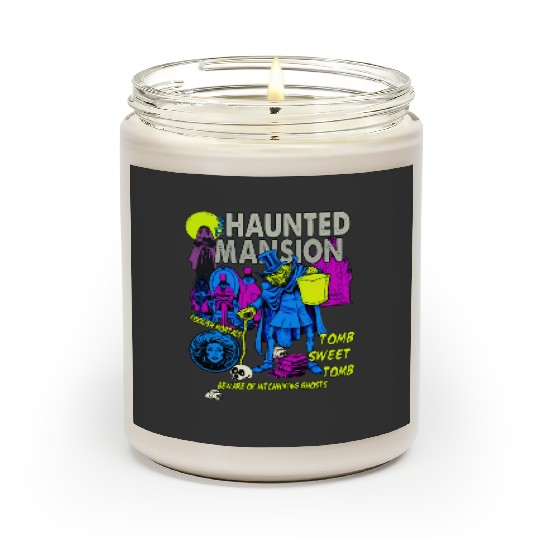 Vintage The Haunted Mansion  Scented Candles, Disney The Haunted Mansion Scented Candles