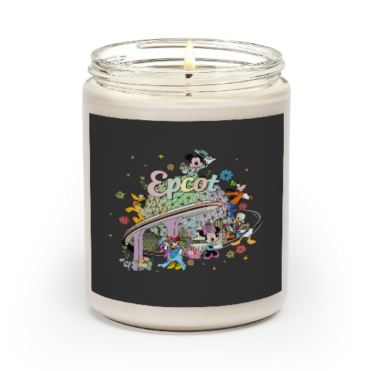 Disney Epcot Scented Candles, Vintage Epcot 1982 Scented Candles, Vintage Disney Scented Candles