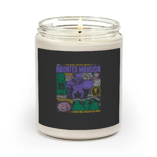 Vintage Disney The Haunted Mansion  Scented Candles, The Haunted Mansion