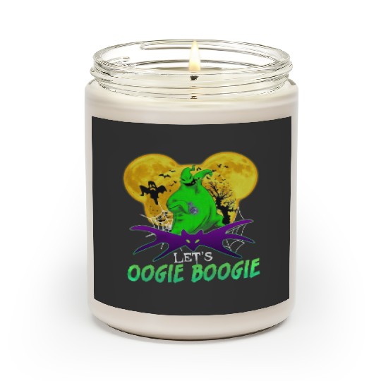 Let's Oogie Boogie Mickey Ear Halloween party Disneyland Oogie Boogie Bash Halloween Scented Candles, Disney trip family Scented Candles, Disneyland Scented Candles