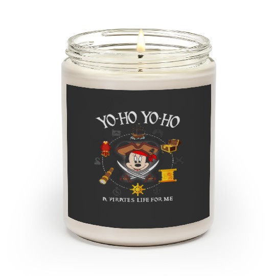 Personalized Disney Pirates Family Scented Candles, Disney Cruise Scented Candles, Disney Pirates of Caribbean Scented Candles