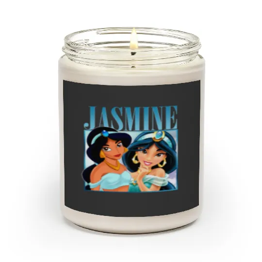 Princess Jasmine Aladdin Vintage Scented Candles, Jasmine Disney Scented Candles, Disney Character Scented Candles