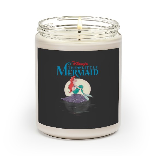 Disneyss Little Mermaid Movie Poster Sunset Graphic Scented Candles