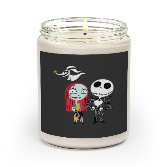 Disneyss Nightmare Before Christmas Dark Jack Sally Scented Candles