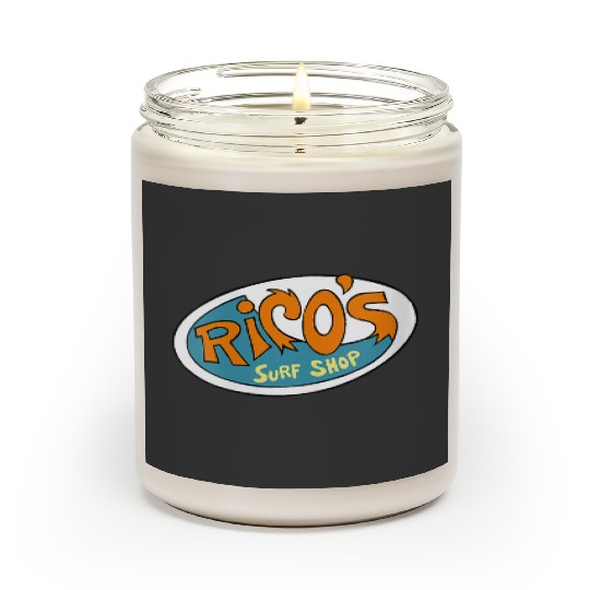 Disneyss Hannah Montana Ricos Surf Shop Logo Scented Candles