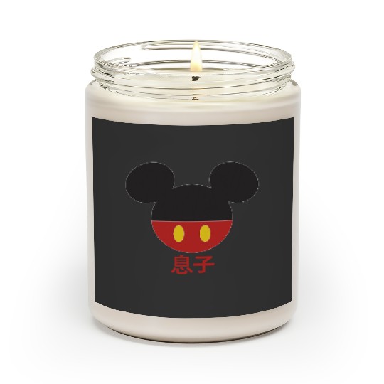 Disney Mickey Mouse Red Shorts Icon Son Family Japanese Scented Candles