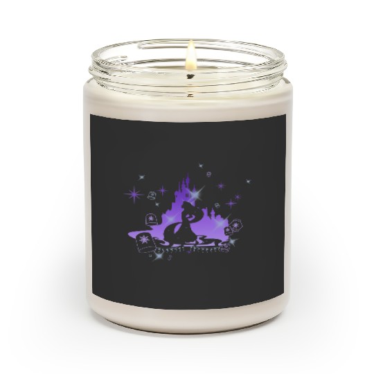 Disney Tangled Rapunzel Silhouette Portrait Graphic Scented Candles