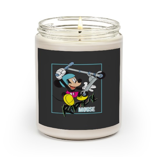 Disneyss Mickey Radical Mouse 90s Retro Scooter Scented Candles