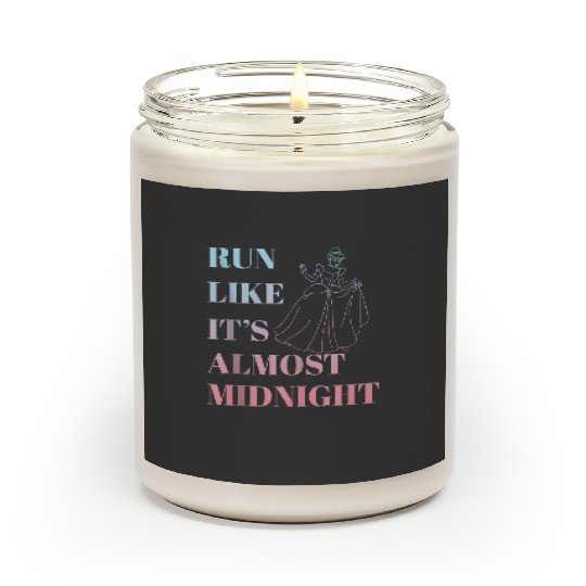 Disney Cinde Run Like Its Almost Midnight Text Scented Candles