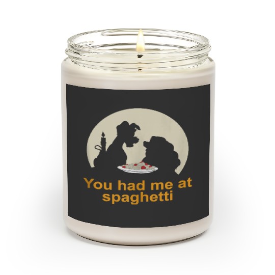 Disneyss Lady And The Tramp You Had Me At Spaghetti Silhouette Scented Candles