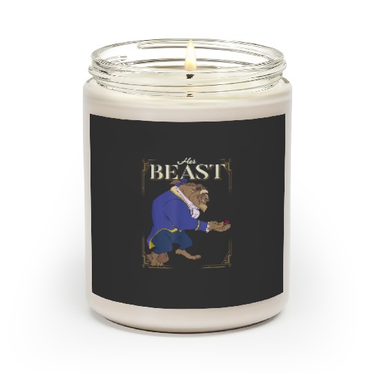 Disney Beauty and the Beast Her Beast Framed Portrait Scented Candles