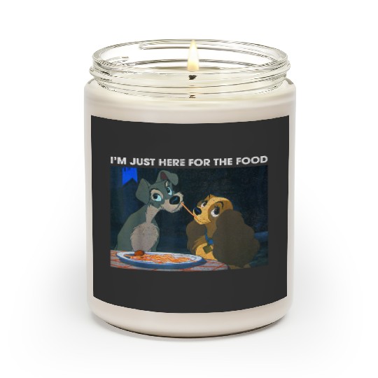 Disneyss The Lady And The Tramp I'm Just Here For The Food Scented Candles