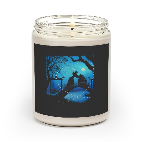 Disneyss The Lady And The Tramp Night Time Silhouette Scented Candles