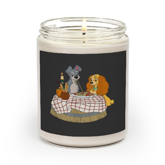 Disneyss Lady And Tramp Bella Notte Spaghetti Scented Candles