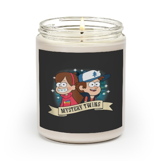 Disneyss Gravity Falls Dipper And Mabel Mystery Twins Logo Scented Candles